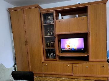 poklanjam ormar: Dnevni regalski ormar od furniranog drveta (boja toplog hrasta) — 4