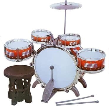 bubnjevi za decu aksa: Set bubnjeva za male muzičare Cena 3590 din Set sadrzi:5 — 2