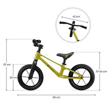 decije sediste za bicikl: KINDERKRAFT BICIKL GURALICA ETER LIME Ultra-lagan balans bicikl (3 — 2