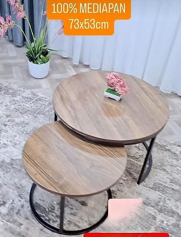Set klub-stolića – 2 komada - Materijal ploča: 100% mediapan -