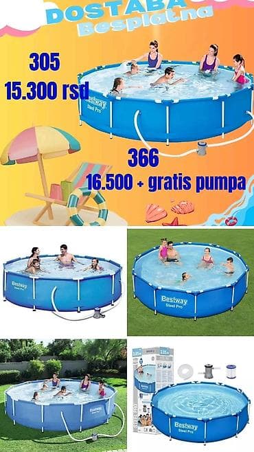 Pripremite se za vrele letnje dane 🏖 Bestway bazeni PRO dostupni su u