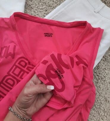 letnje torbe za svaki dan: S (EU 36), Pamuk, Jednobojni, bоја - Roze — 1