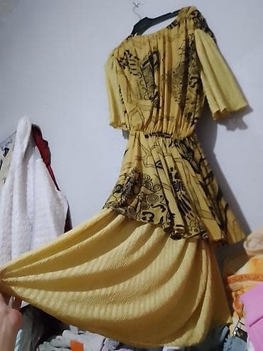 bershka odeca: Haljina XL sa elastinom - Model: midi/duža haljina sa preklopljenim — 8
