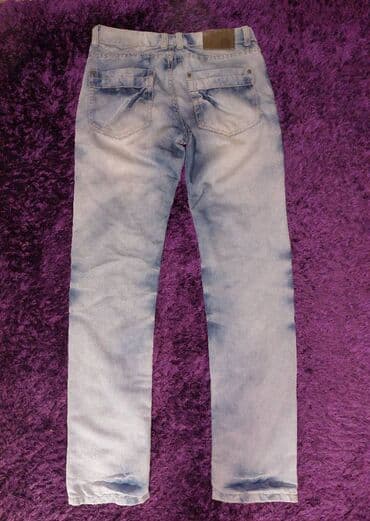 kompleti prsluk i pantalone: Justng teksas farke vel.32 L Odlicne muske farmerice Justng u — 2