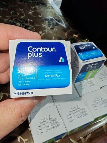 trake za šećer: Contour Plus – test trake za merenje glukoze u krvi - Pakovanje: 50 — 7