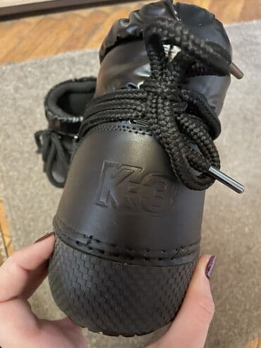 letnja obuca: K3 dečje zimske čizme – crne “moon boots” patike/čizmice, jednom — 2