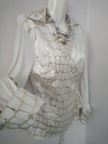 pull and bear suskavac: Roberto Cavalli, M (EU 38), Likra, Leopard, krokodil, zebra, bоја - Bež — 4