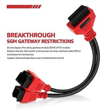 Automobili: NOVO- Lonsdor SGW FCA Adapter + 12+8 Baypass Kabel Lonsdor FCA SGV — 6