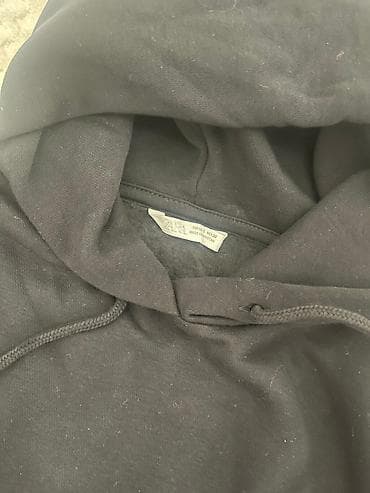 komplet pantalone i sako: Crni komplet trenerke – ZARA - Dvodijelni set: dukserica s kapuljačom — 4