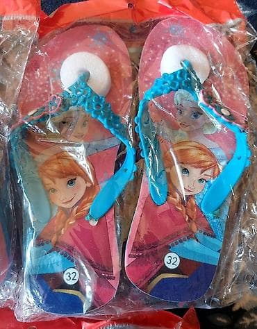 barbie haljina: Dečije japanke sa motivima iz crtanog filma Frozen (Ana i Elza) - — 7