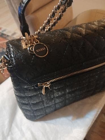 Lične stvari: GUESS ženska torba – crna, manja crossbody/ručna torbica sa — 2