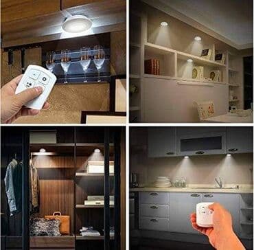 Rasveta: Cena 1400 din Bežične LED lampe na dodir sa daljincem Rade na baterije — 3