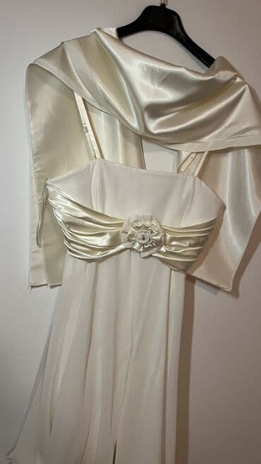 bajkerska jakna sa krznom: L (EU 40), color - White, Evening, With the straps — 1