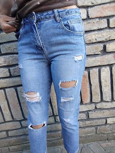 farmerke levis: Farmerke – veličina L - Model: ravne nogavice, mid/high waist kroj - — 3
