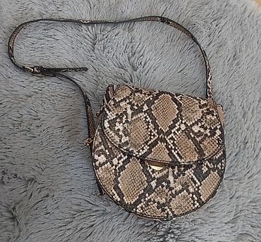 o bag torbe prodaja: Torba preko ramena sa printom zmijske kože - Model: mala — 1