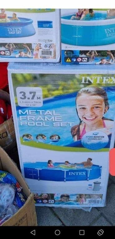 bazen svrljig: BAZEN INTEX 366x76cm Bazen Metal Frame 366x76cm INTEX sa metalnom — 1