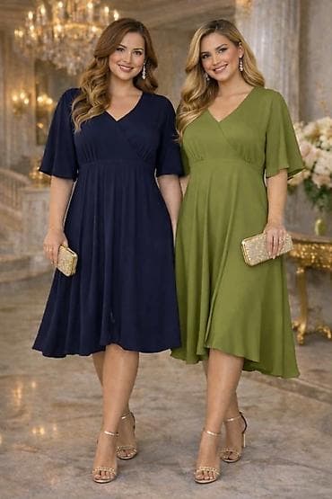 Haljine: ✨ HALJINA ZA PUNIJE ✨ Elegantna, lagana i lepršava haljina koja prati — 4