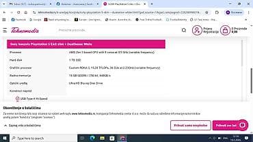 Auto elektronika: Sony PlayStation 5 (PS5) – više paketa Opis: - Model: PlayStation 5 — 2