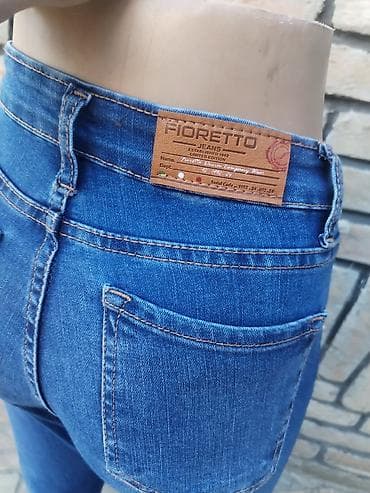 patike ecco: Fioretto farmerke – veličina S - Model: skinny/uzan kroj, visok struk — 4
