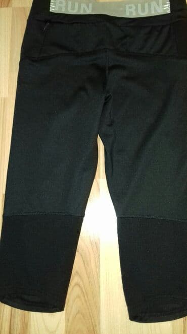 push up helanke: S (EU 36), Lycra, color - Black, Single-colored — 5