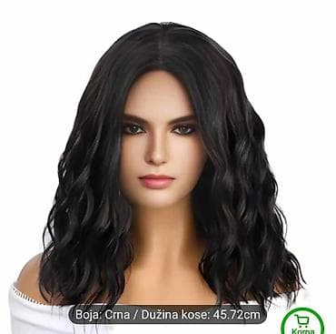 torbice za devojke: Perike – različiti modeli i boje - Tip: ravne duge perike za žene i — 10