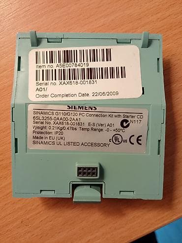 šeme za goblene: Frekventni pretvarač Siemens SINAMICS G110 model 6SL3211-0AB17-5BA1 — 8