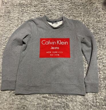3 decembar duks: Calvin Klein, M (EU 38), L (EU 40), Print, color - Grey — 1