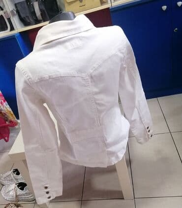 beli komplet sako i pantalone: L, Teksas, Jednobojni — 3