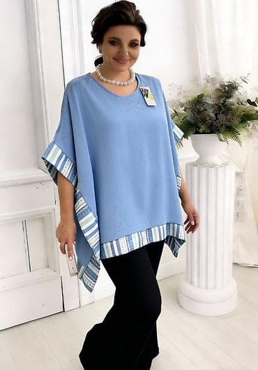 boho tunike: ✅Ženska tunika širokog kroja sa dekorativnim porubom
✅1700 din — 6