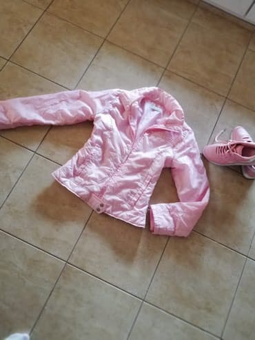 kupaci jednodelni za punije: Jakna terranova, puder roze, za prelazni period. Rasprodaja sa mog — 1