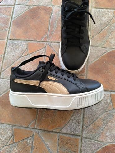 mokasine od prevrnute koze: Puma, 38, color - Black — 1
