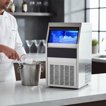 ravna ploca za sporet gorenje: Ledomat Komercijalna mašina za pravljenje kockica leda 36 kg / 24 h — 1