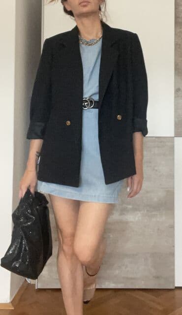 c a haljine 2022: Elisabetta Franchi S (EU 36), M (EU 38), color - Blue, Without sleeves — 1
