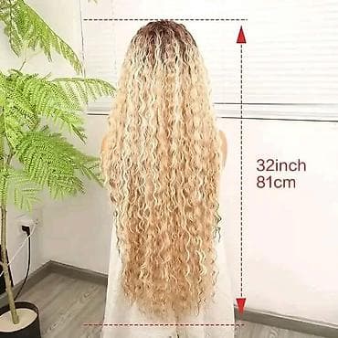 perike srbija: Perika – duga talasasta blond “lace front” perika. -Dužina: 81 cm - — 3