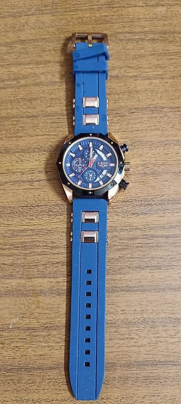 Muški ručni sat LIGE – kvarcni hronograf - Kućište okruglo