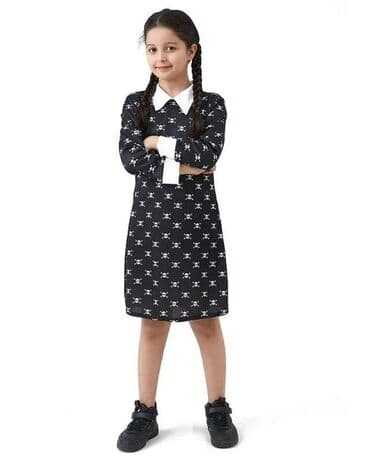 kimono haljina: Nov model Wednesday Adams haljinica od 3 do 14 godina po ceni od 2950 — 1