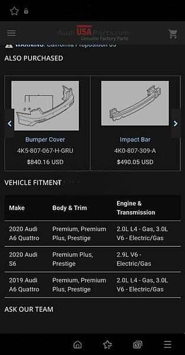 sijalice za traktor: APSORBER BRANIKA ZA AUDI A6, S6 | Audi a6 s6 absorber branika audi — 4