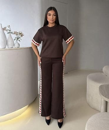 ps kozne pantalone: ❤️Top komplet – majica i pantalone sa srcima — 8