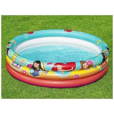 namestaj za dvoriste i bastu: BAZEN PRINCESS 200L 122x30 cm – naduvavajući dečji bazen sa motivima — 5
