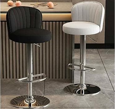 slatki sto cena: 🪑 Barska Stolica od Brušene Kože – Rotirajuća i Podesiva (360°) 🏠 — 2