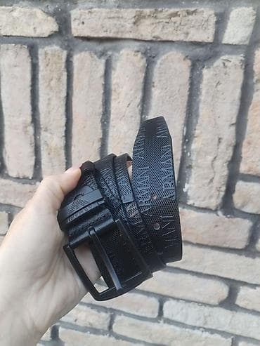 muske jakne legend: Nov muski kozni markirani kais ARMANI, izradjen od vrlo kvalitetne — 6