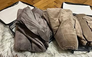 Textile: 🍃Navlake za stolice🍃 🍃Paket sadrži 6 komada 🍃Materijal-pliš 🍃Cena-2500 — 4