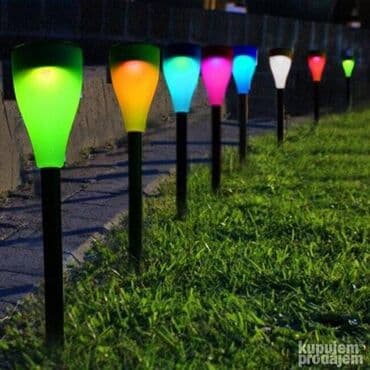 bastenske nadstresnice: Solarne Lampe u Boji NOVO Bastenske Lampe 6 Kom. AKCIJA Cene nisu — 1