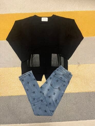 svecani zenski kompleti sa pantalonama: Zara, Komplet: Duks, 122-128 — 1