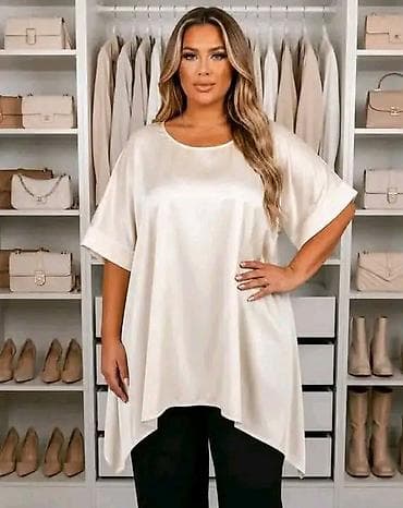 xl ali l: Satenske tunike za punije 2XL 3XL 4XL 5XL 6XL 7XL 8XL Cena : 3.300 — 2