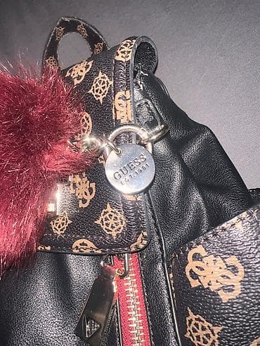 kožne gojzerice: GUESS mini ranac – monogram print - Model: mini ranac sa preklopom i — 2