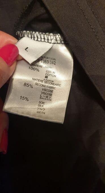 kačketi sa životinjama: VALENTINO Roma crna muška majica. L velicina, može i XL. Pazuh 55 cm — 5