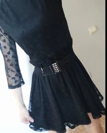 Asos S (EU 36), color - Black, Long sleeves