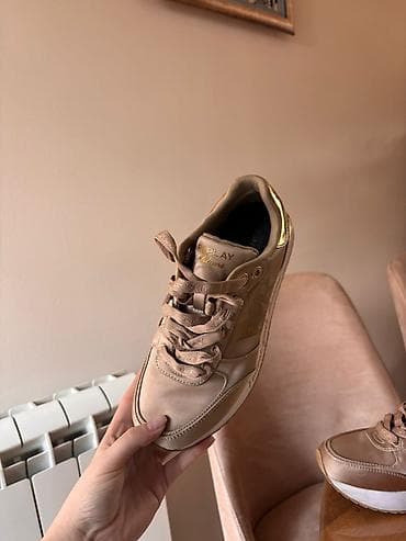 dsquared patike cena: Karl Lagerfeld bele patike – low-top model sa platformom i riplej oba — 5