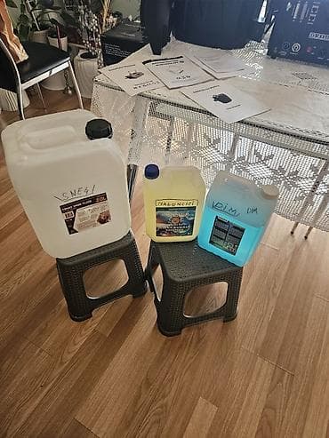 mini masina za sudove: Komplet za scensku atmosferu – mašine i tečnosti za sneg, dim i — 1